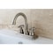 Kingston Brass KS8668EX Elinvar 4" Centerset Bathroom Faucet W/ Brass Pop-Up, Nickel KS8668EX - alternate 2